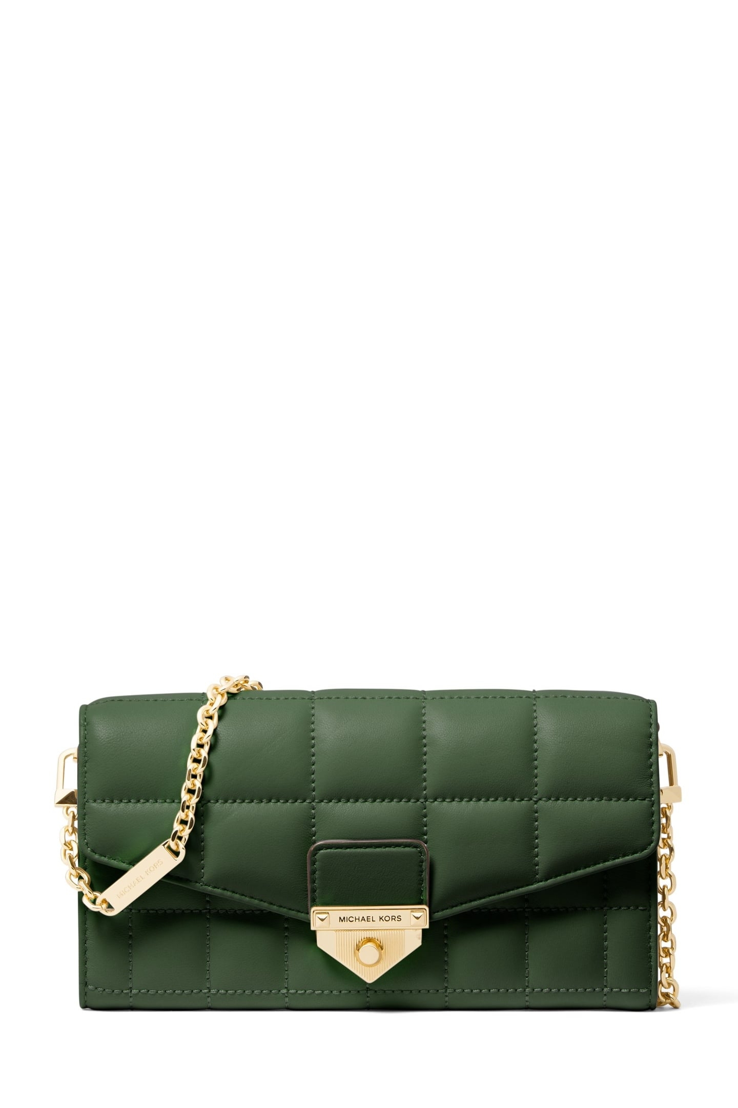 LARGE WLLT ON CROSSBODY AMAZON GREEN 2