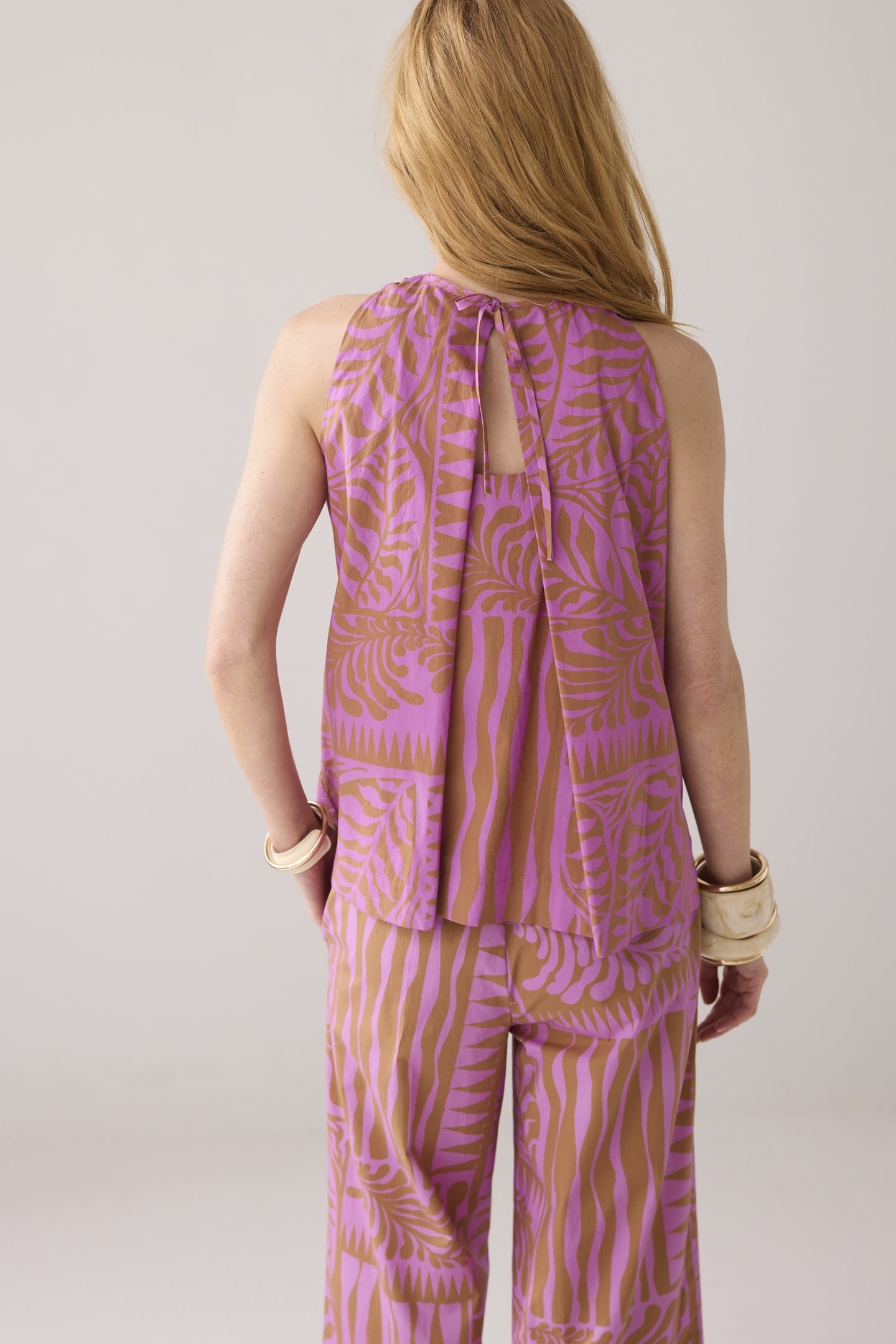 TOP TWO TONE PRINT CYCLAAM 3