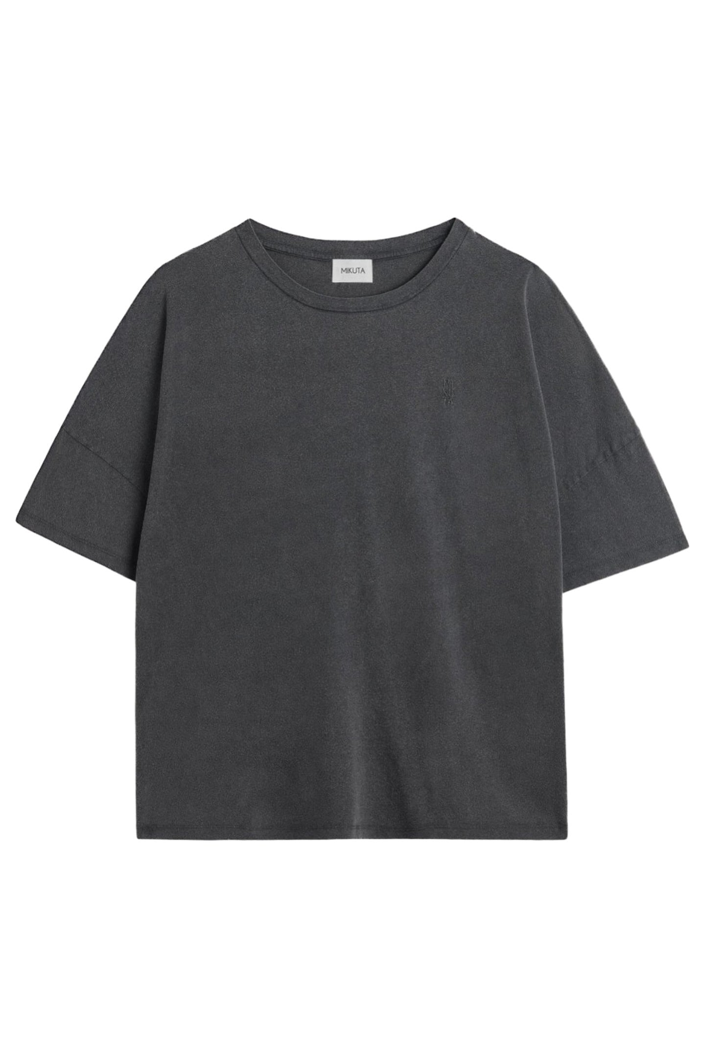 THE DARK FADED LONG LOOSE COTTON T-SHIRT BLACK 3