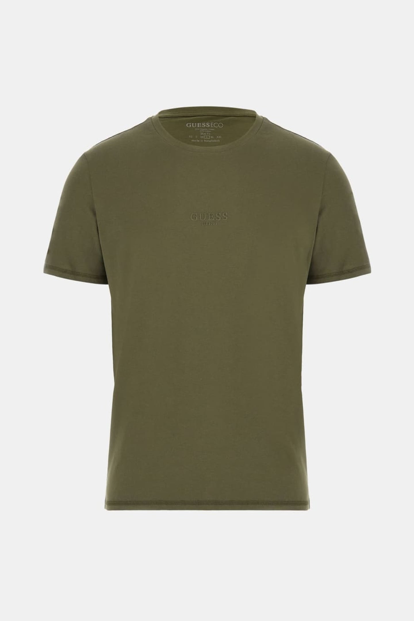 GUESS ECO AIDY CN SS TEE ARMY OLIVE 2