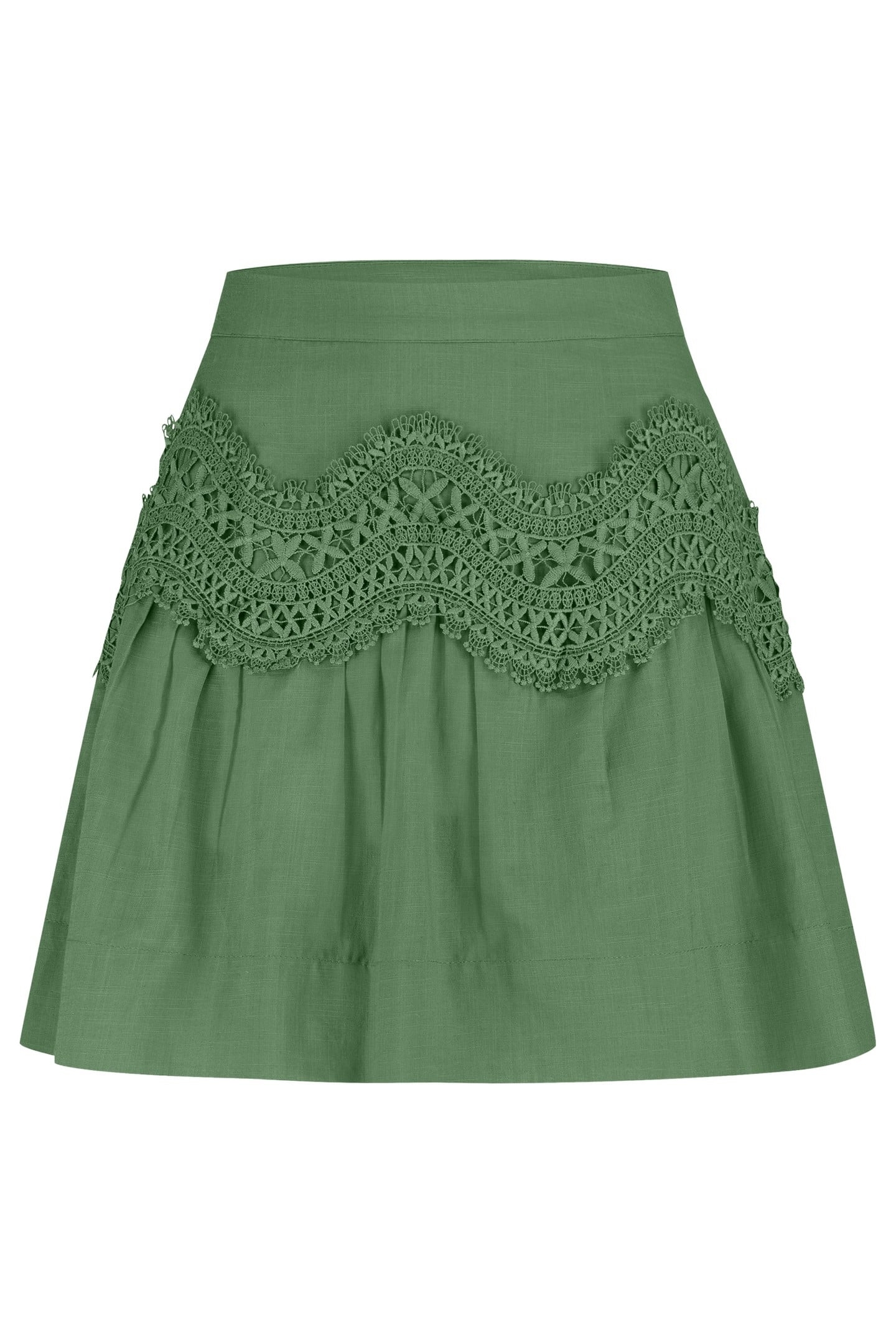 ANINE SKIRT SOFT GREEN 2