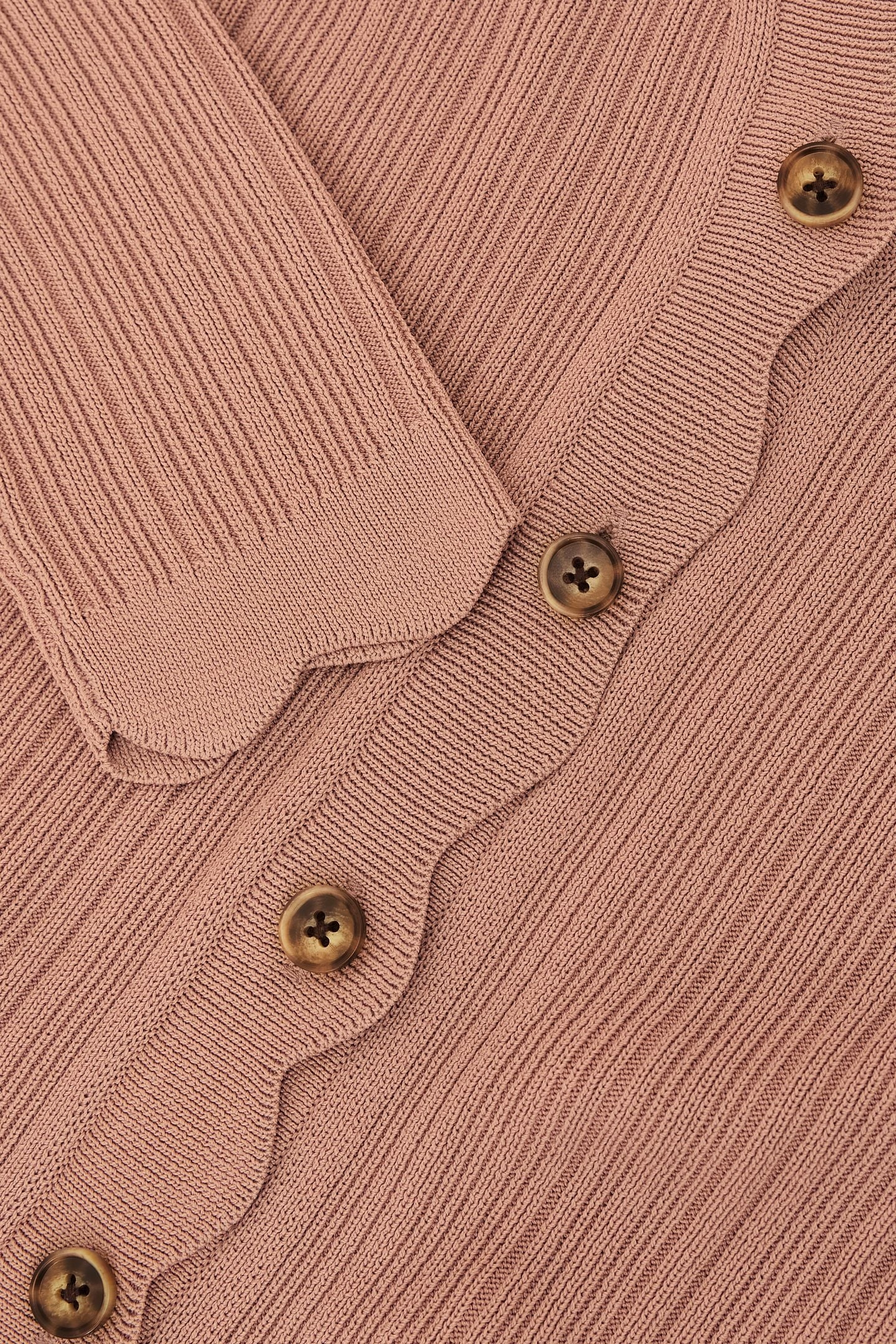 SCALLOP DETAIL CARDIGAN PINK 5