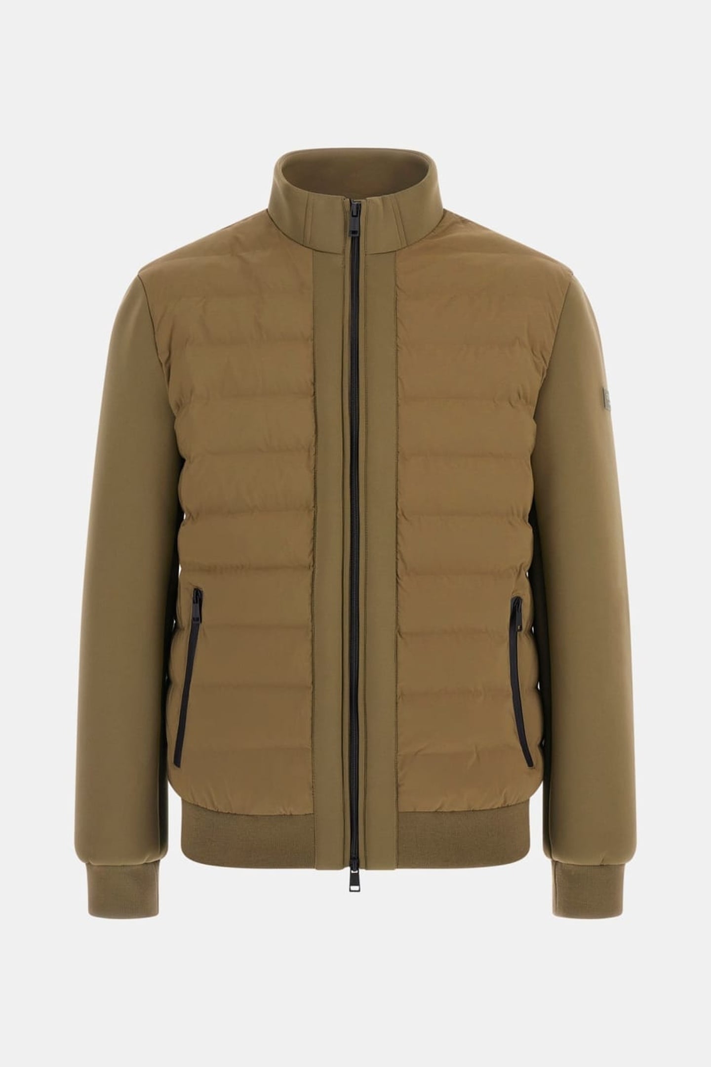GUESS ECO QUILTED JACKET ARMY OLIVE 2