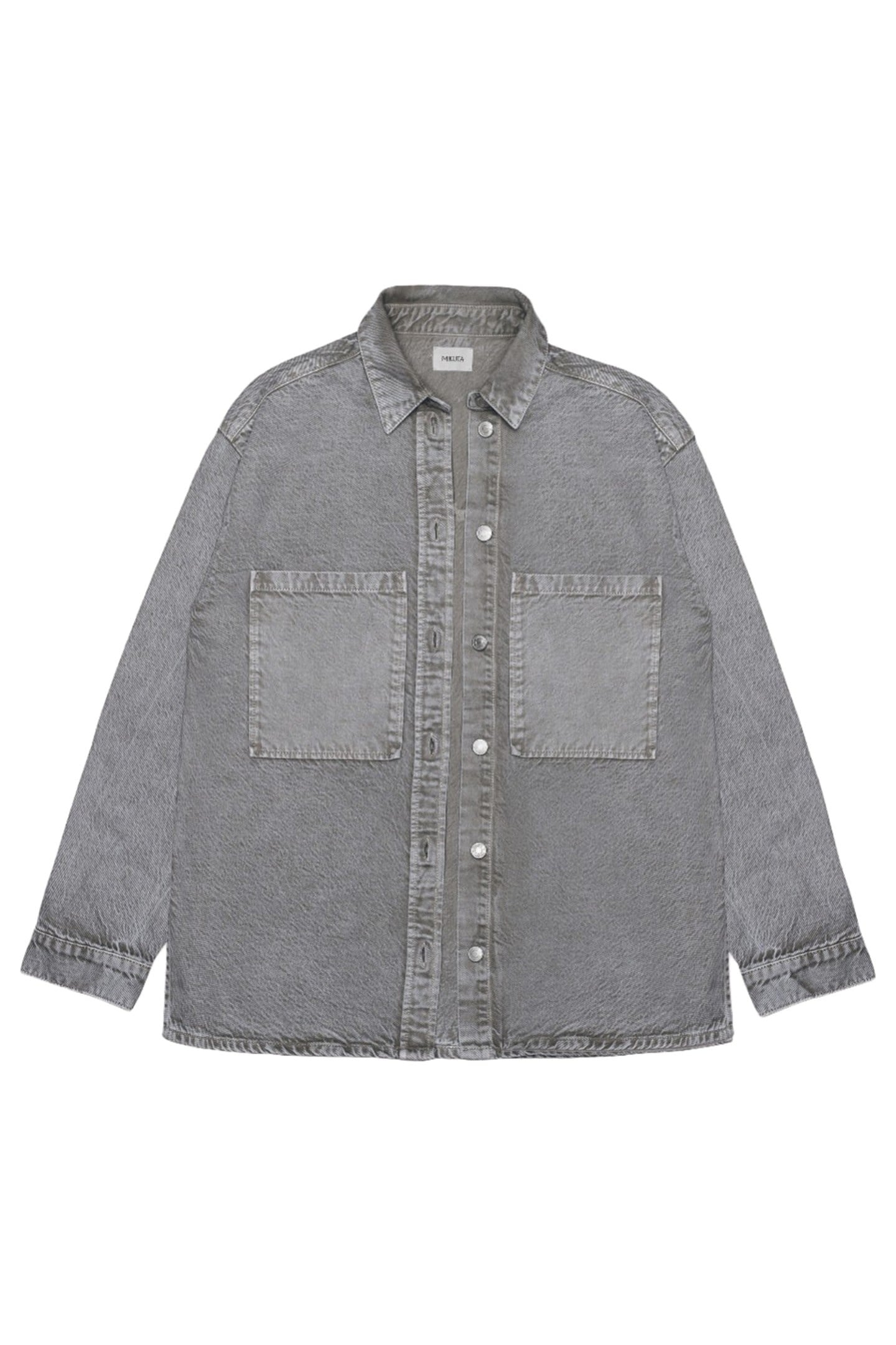 THE KHAKI FADED DENIM OVERSHIRT KHAKI 3