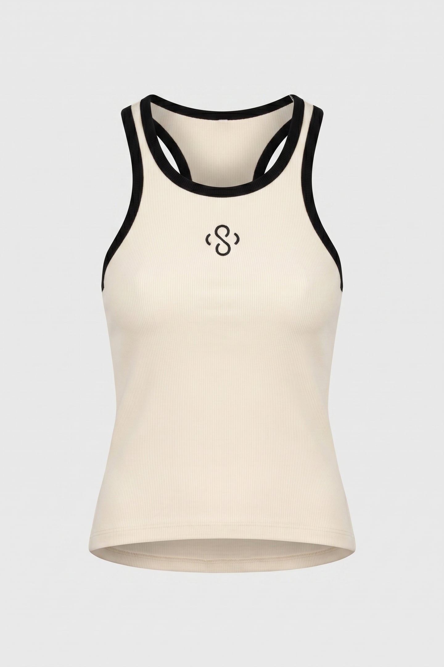 SINGLET RIB JERSEY IVORY 3