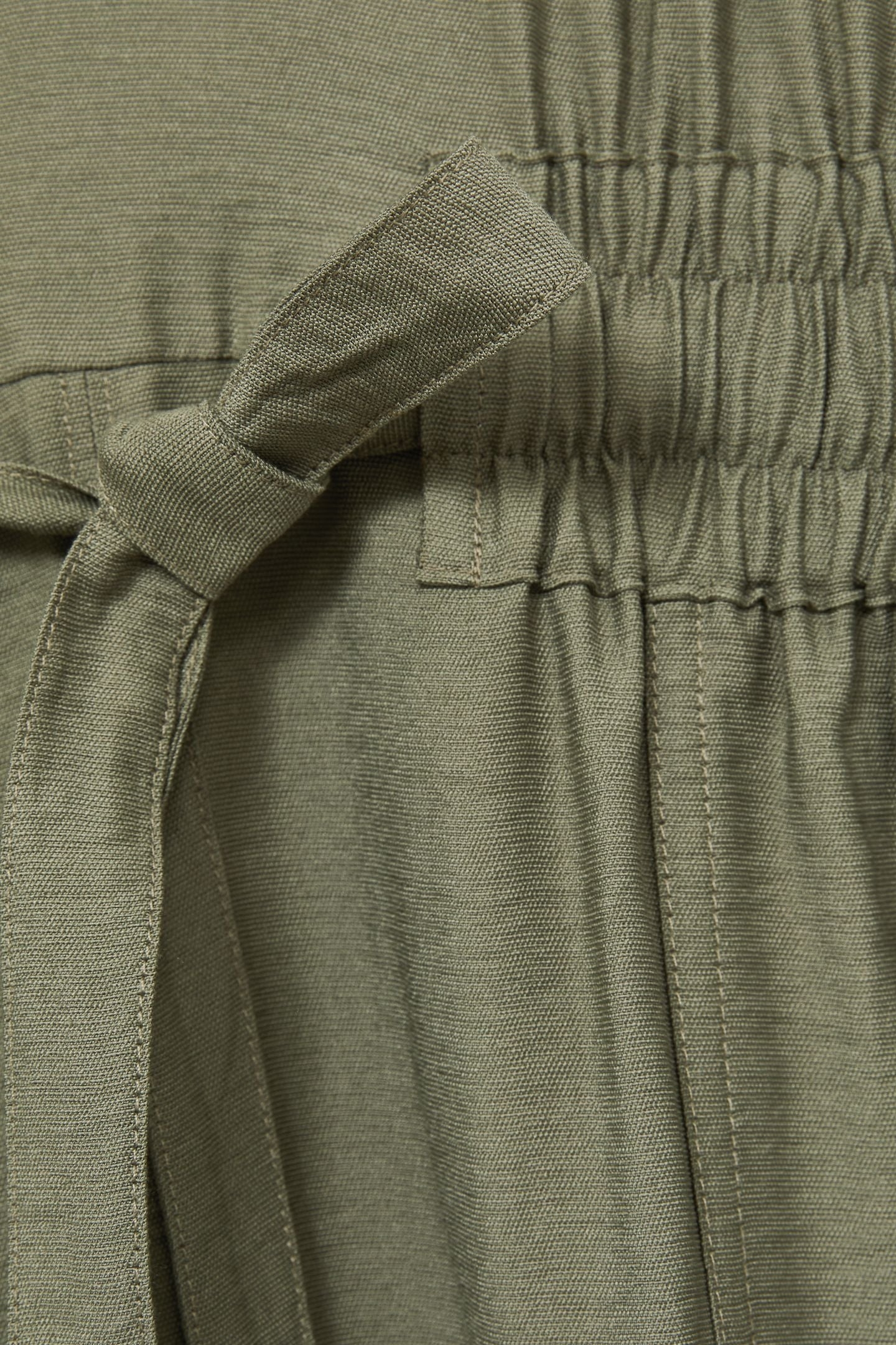 SLEEVED SHIRT DRESS KHAKI 5