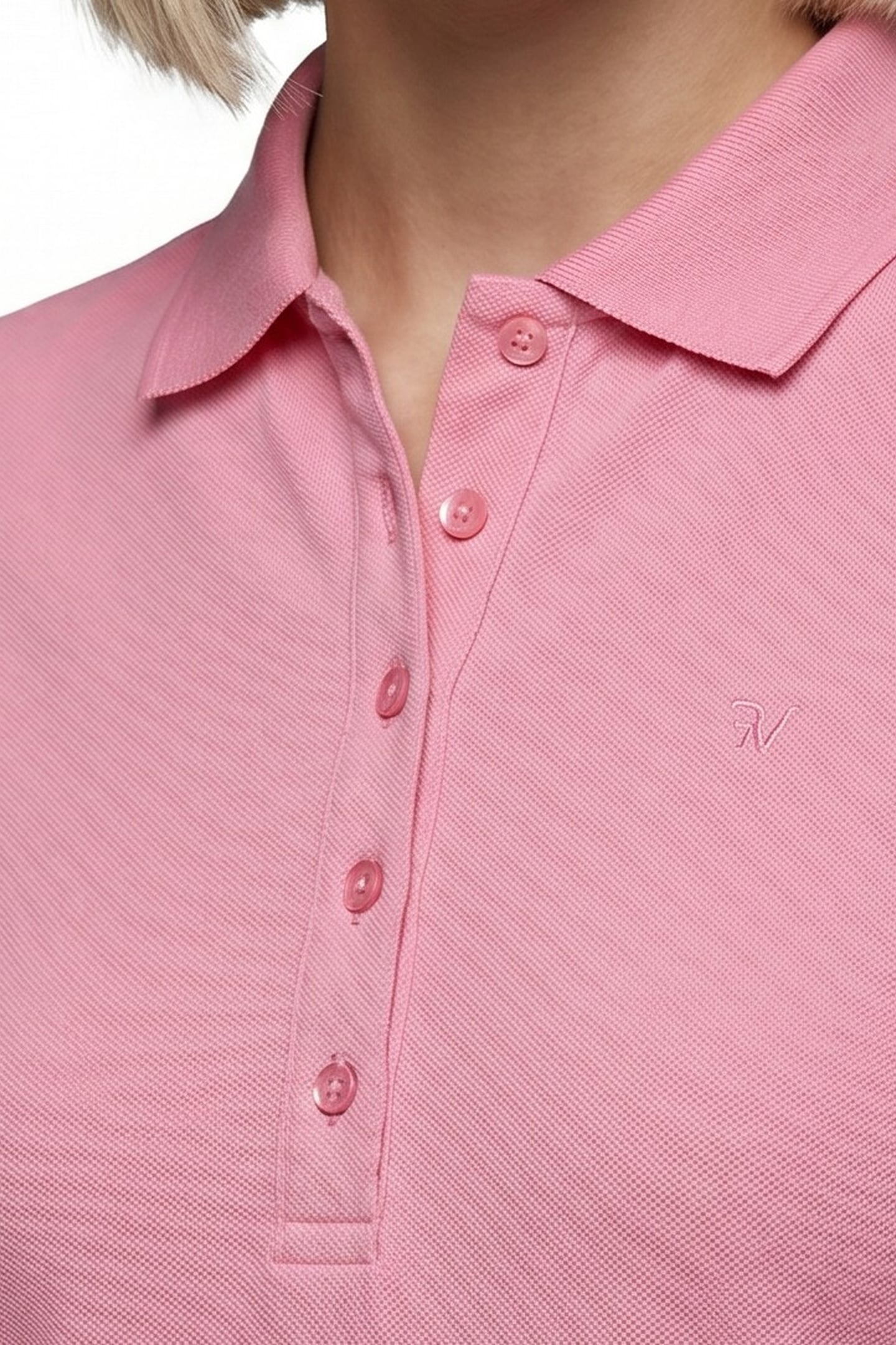 BASIC POLO PIQUE SS PINK 4