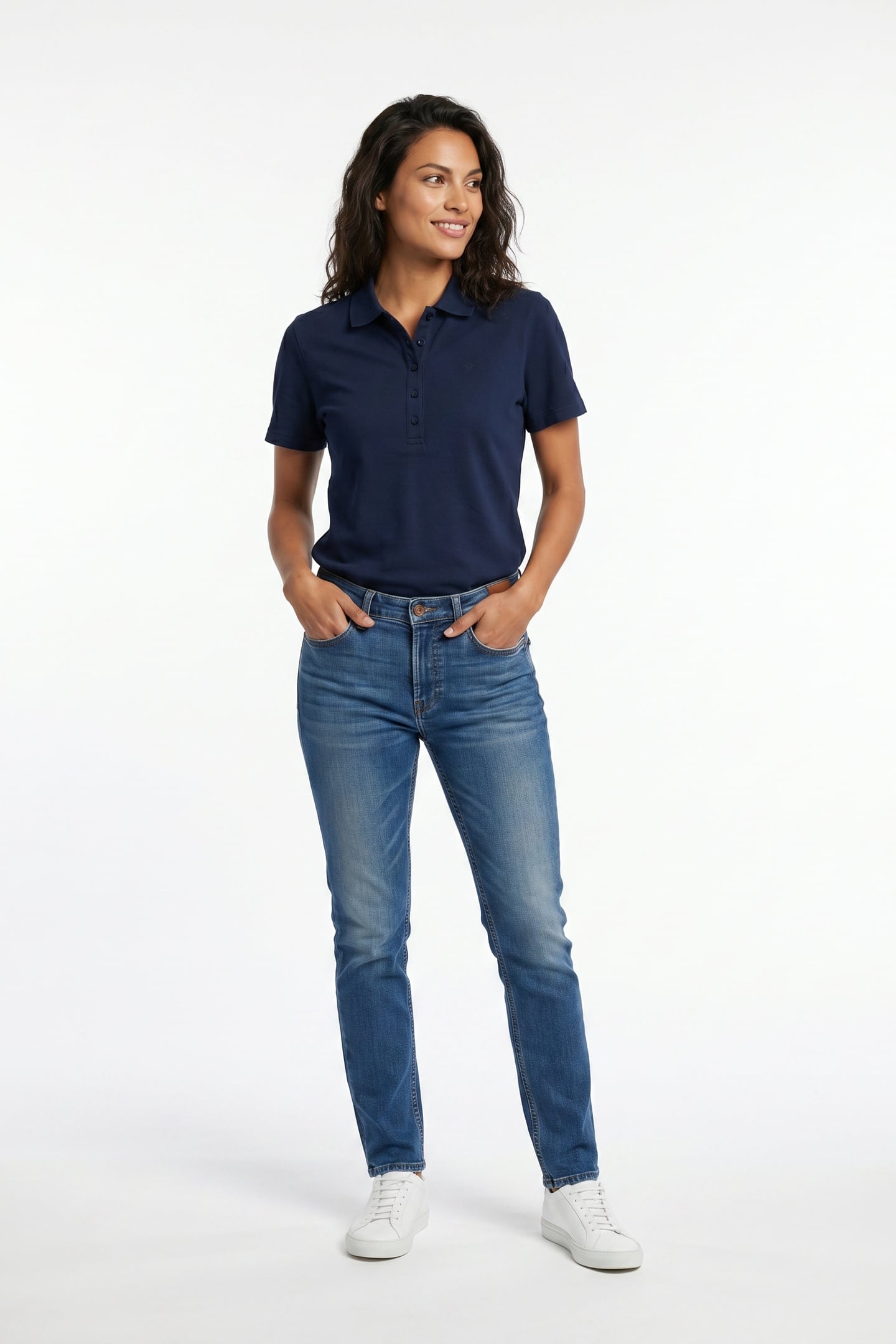 BASIC POLO PIQUE SS BLUE 2