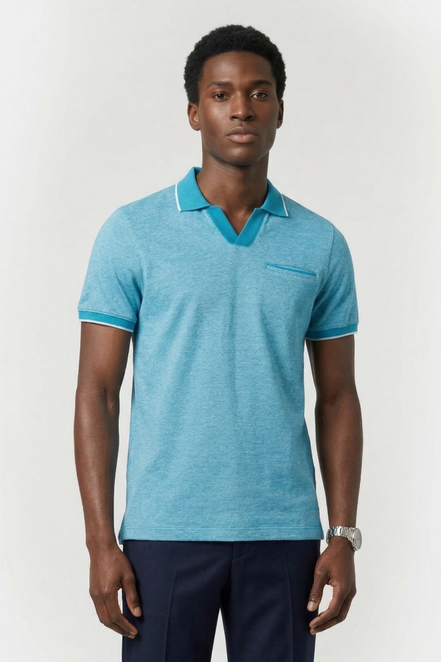 S.OLIVER POLOSHIRTS BLUE GREEN 1