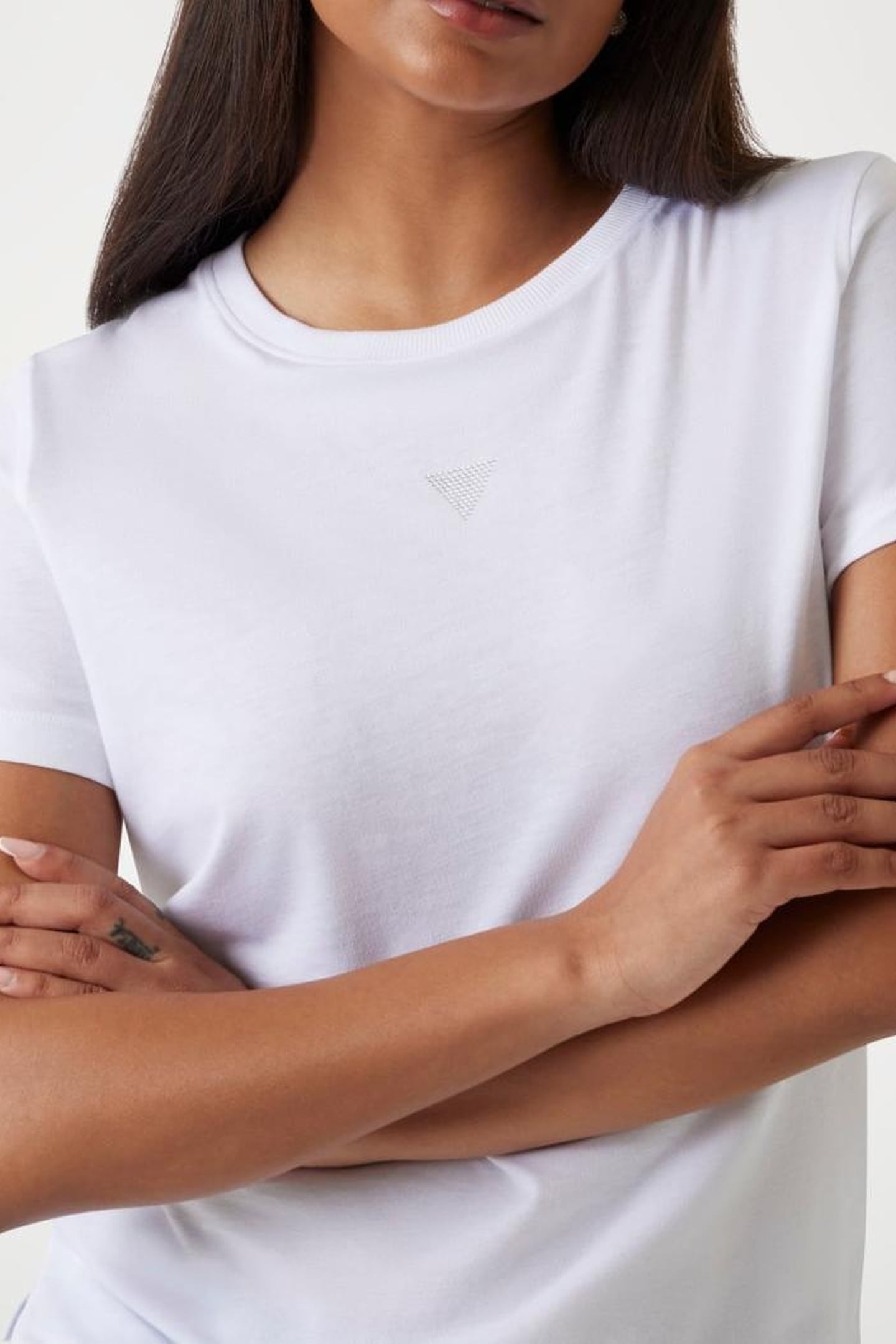 GUESS ECO CN SS BACK PRINT TEE PURE WHITE 4