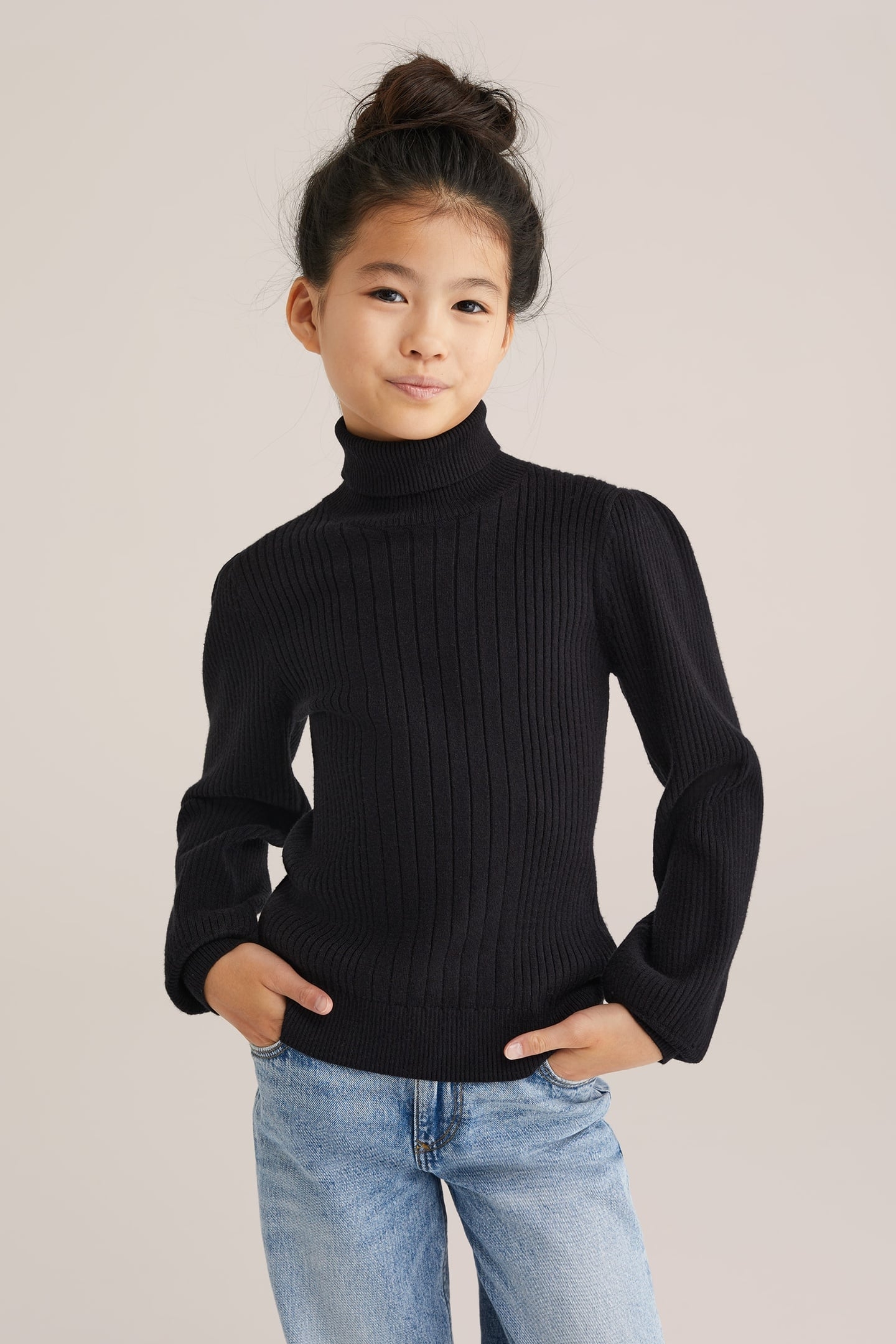 KNITTED PULLOVER BLACK 2