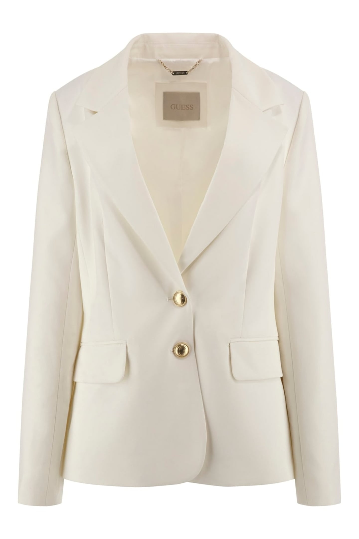 GUESS ECO ANDREE SINGLE BREAST LUMINOUS WHITE 3