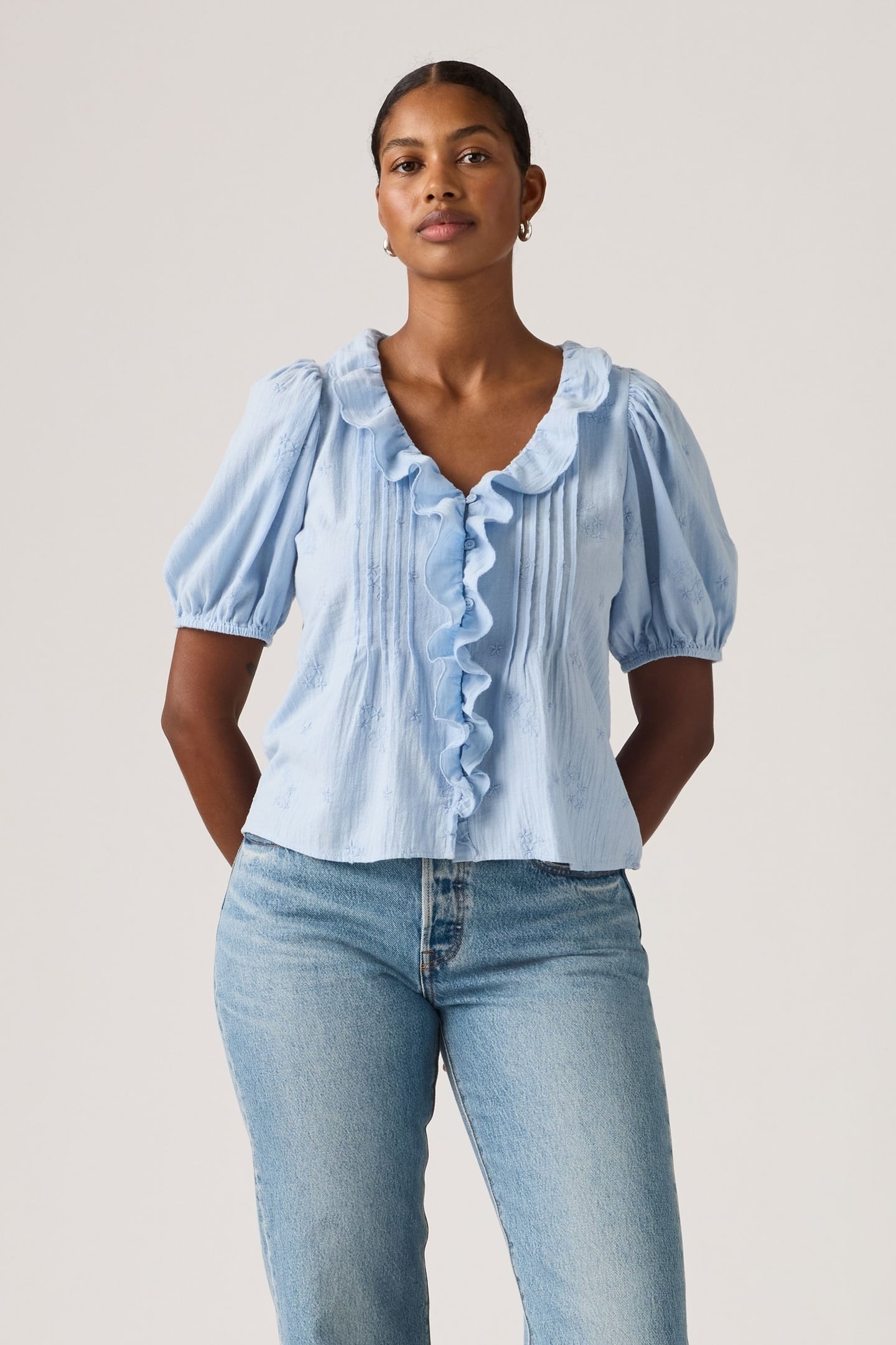 GISELLE RUFFLE BLOUSE 2