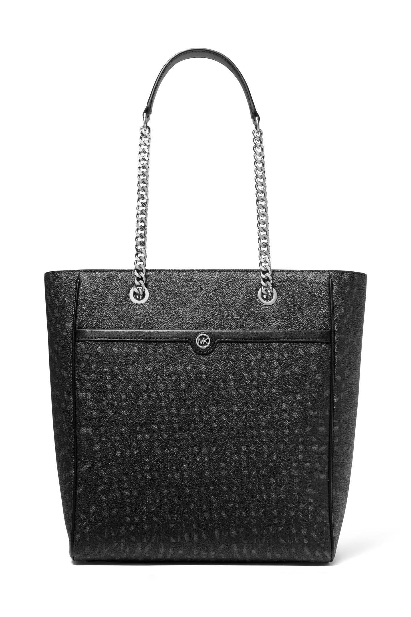 LARGE CHAIN TOTE BLACK 1