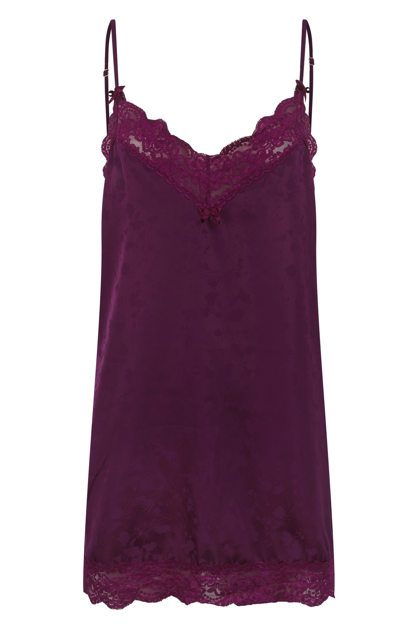 CELESTE 1PK CHEMISE DARK PURPLE JACQUARD 1