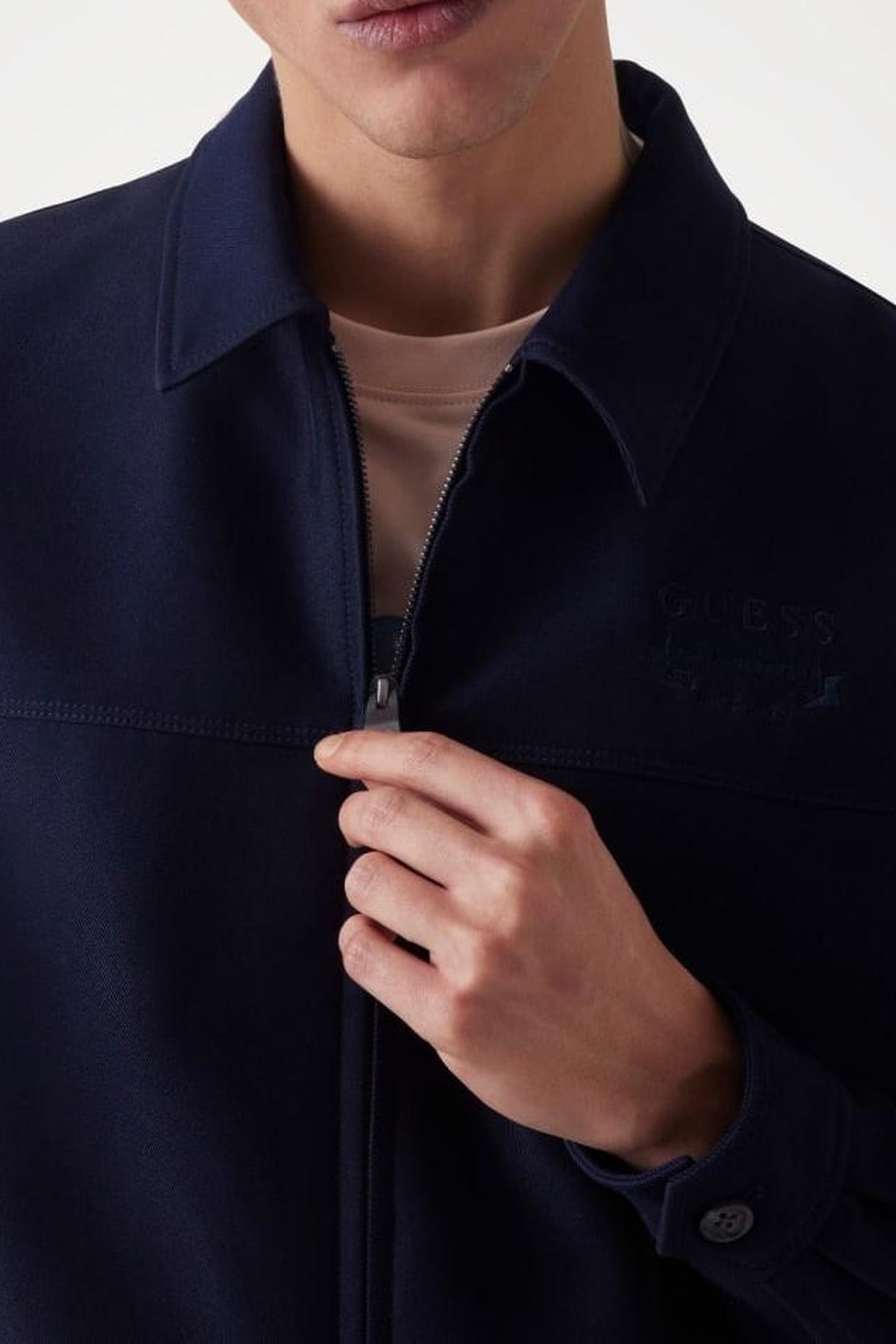 GUESS ECO FINE OVERSHIRT SMART BLUE 2