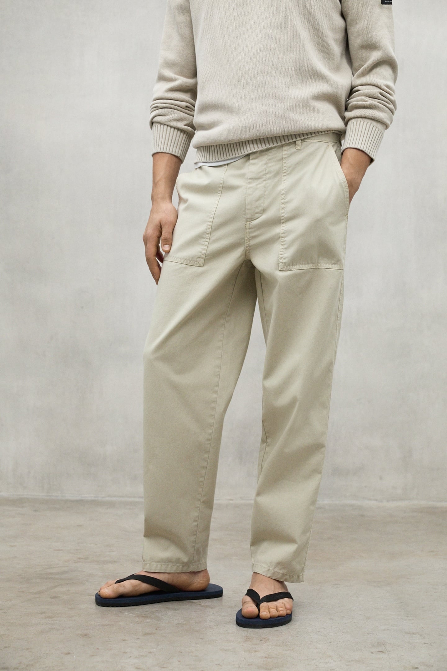 NALONALF PANTS STONE 1