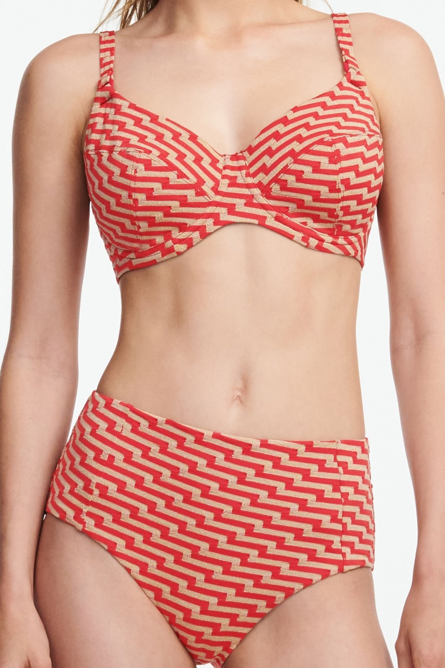 SW BRA UNDERW. COVERING GOLDEN RED 1