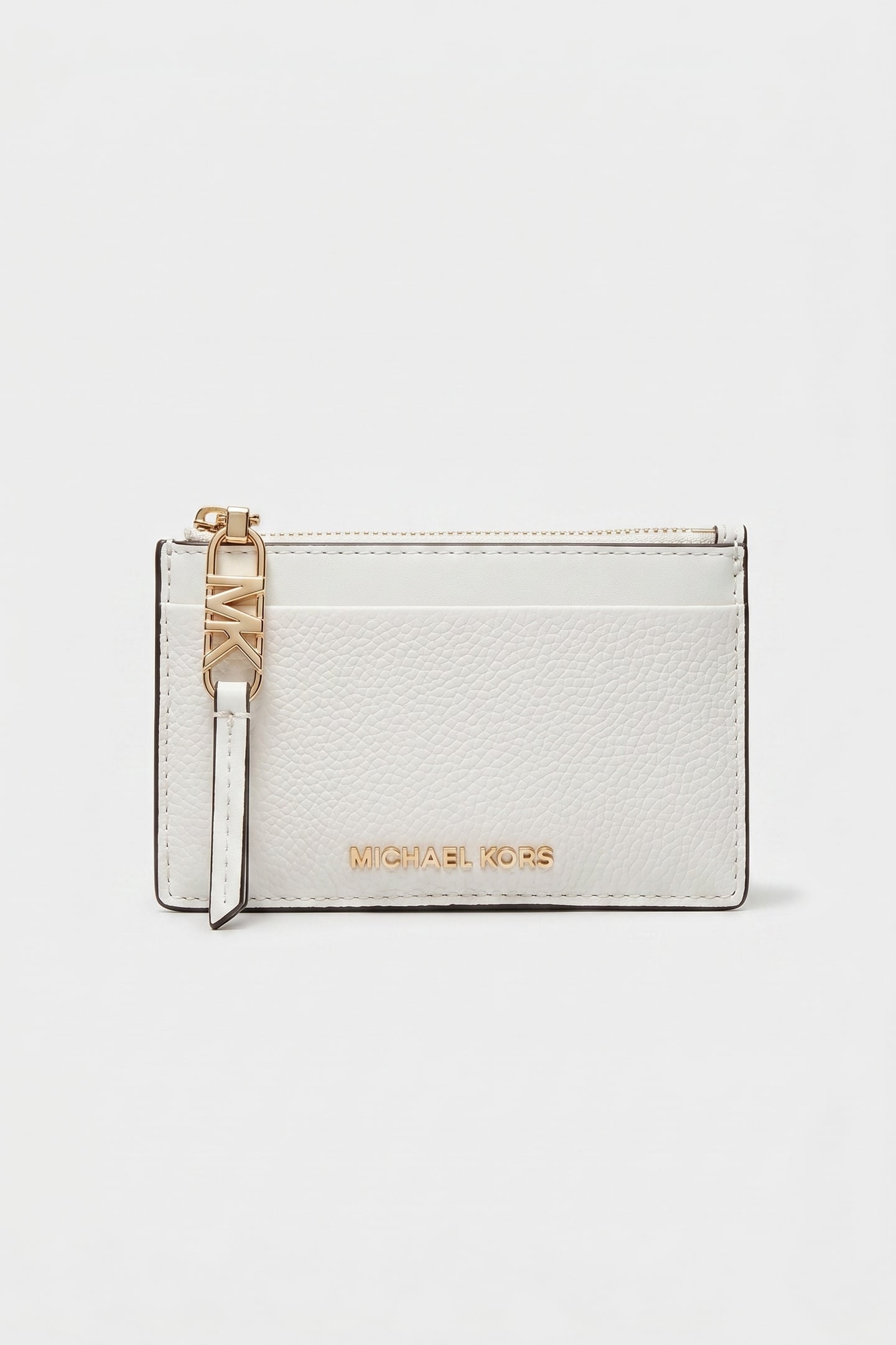 SMALL ZIP CARD CASE OPTIC WHITE 1
