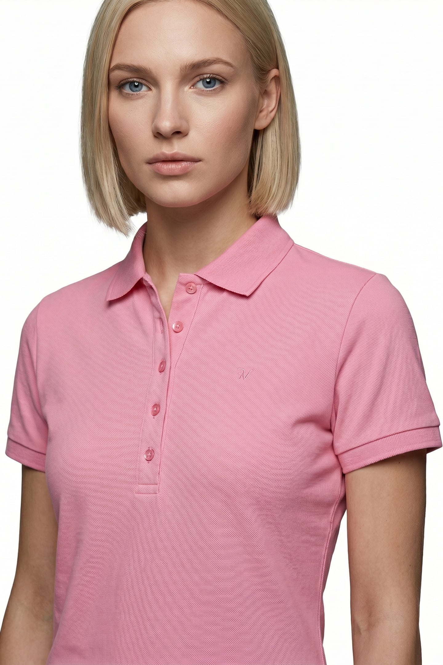 BASIC POLO PIQUE SS PINK 3