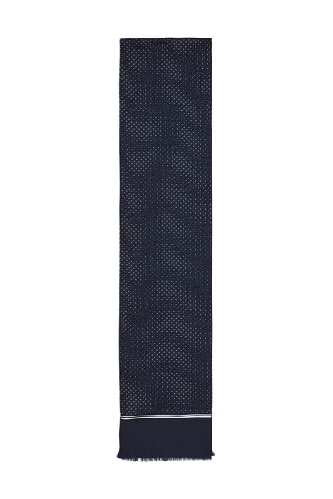 NEPTUNE-POLKA DOT SCARF NAVY 1