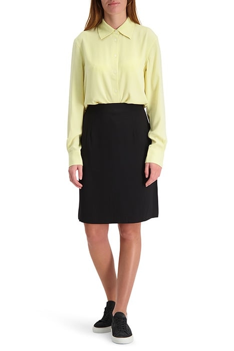 HIGH WAIST CREPE SKIRT BLACK 3