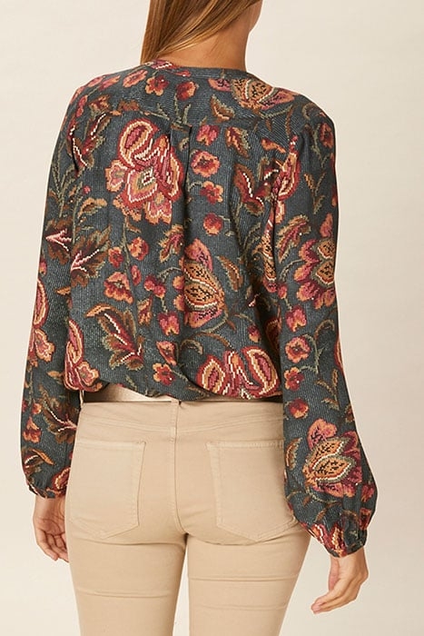 VNECK CLASSIC SHIRT GREEN 3