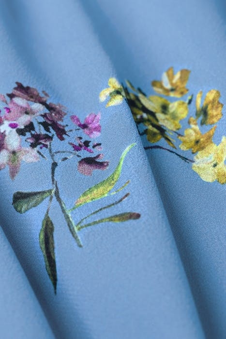 MATERNITY SMOCK BLOUSE HORIZON BLUE 2