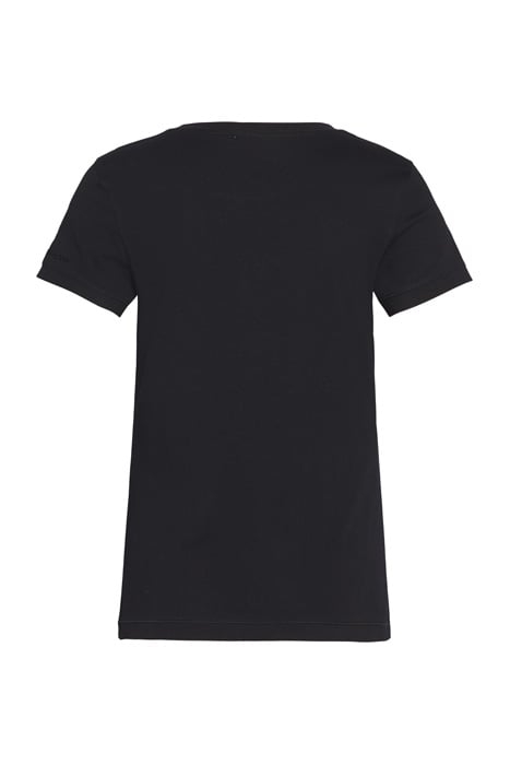 CK EMBROIDERY SLIM T BLACK 1