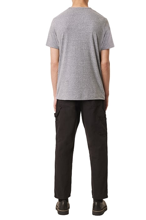 MELANGE TRI-BLEND JERSEY T-SHIRT DUSTY BLUE MELANGE 2