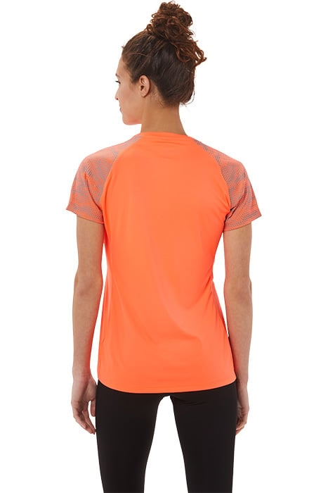 SPORT RFLC SS TOPS FLASH CORAL/SILVER REFELECTIVE 2