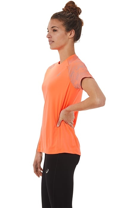 SPORT RFLC SS TOPS FLASH CORAL/SILVER REFELECTIVE 3