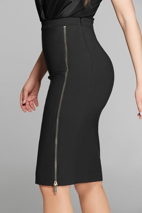 TERRY SKIRT JET BLACK A996 3