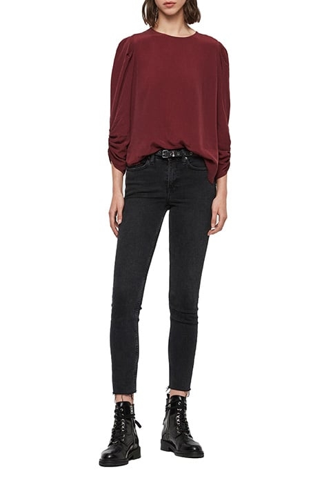 JOSEPHINE TOP OXBLOOD RED 2