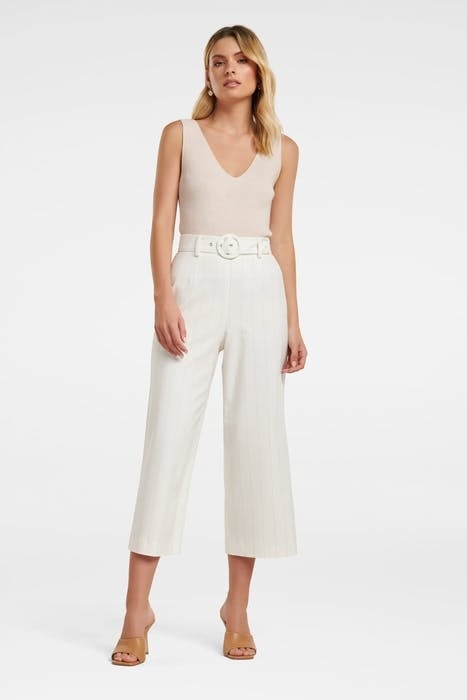 VANESSA STRIPE WIDE LEG CULOTTE BLACK/WHITE STRIPE 4