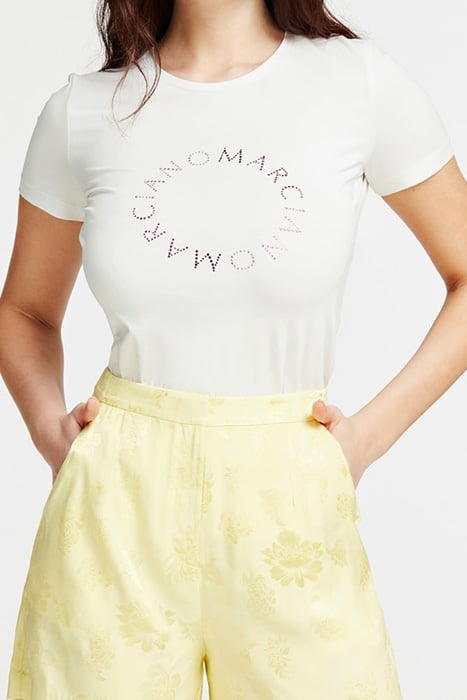 ICED LOGO TEE FROSTED WHITE 1