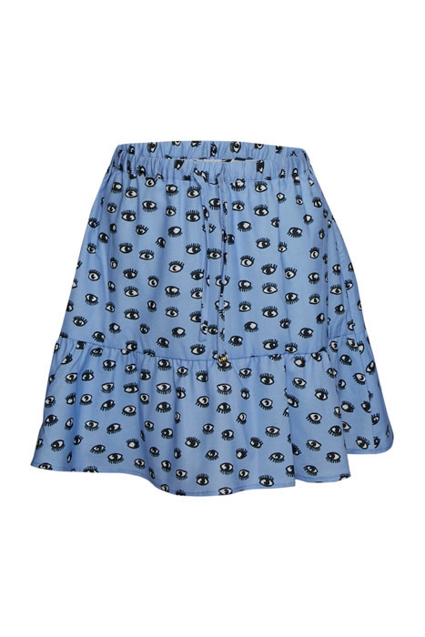 SKIRT ELASTIC WAIST BLUE 1