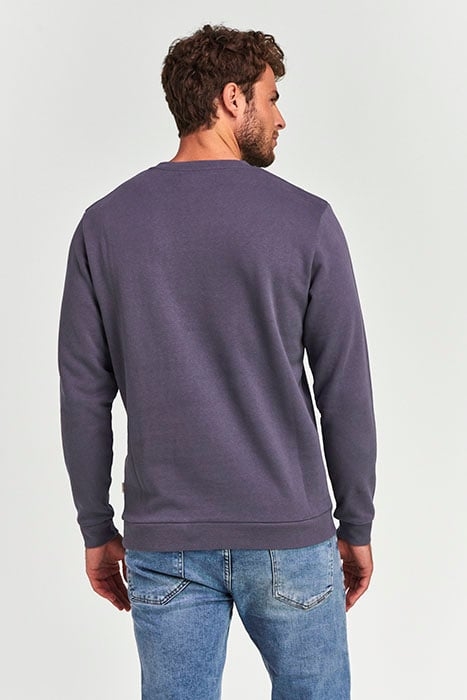 MEN SWEATER GRADIENT DOT DUSTY ANTHRACITE GREY 3