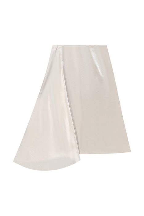DRAPEY SATIN SKIRT IVORY 1