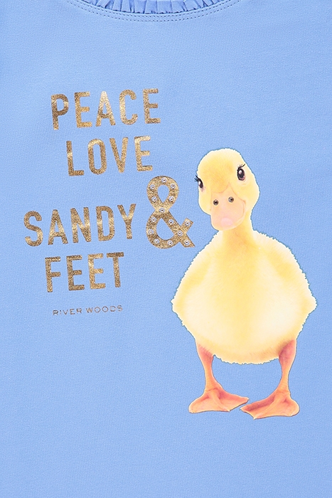 FANCY RUCHES SLVLS TOP BLUE 3