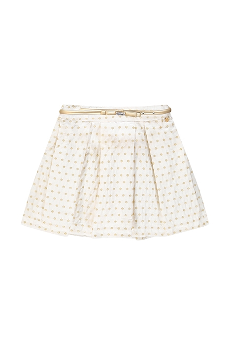 SKIRT PLEATS FRONT AND BACK BLUE 1