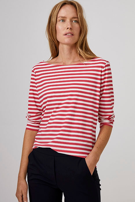 T-TOP STRIPE RASPBERRY 2