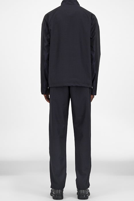 PURPLE CHECKED GOLE JACKET 2