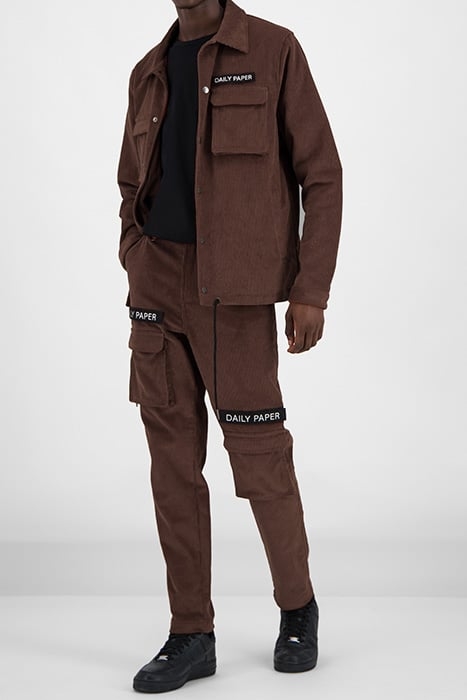 BROWN CORDUROY CARGO JACKET 4
