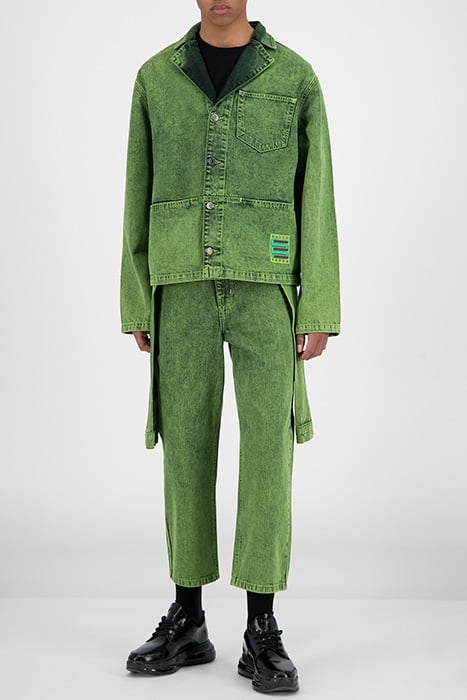 GREEN DENIM HAFI JACKET 1