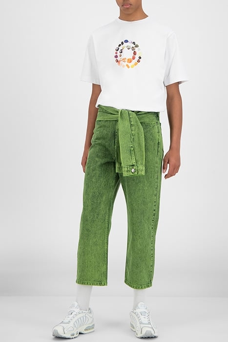 GREEN DENIM HOSNI PANTS 3