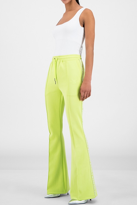 SHARP GREEN TAPE LOGO FLAIR PANTS 3