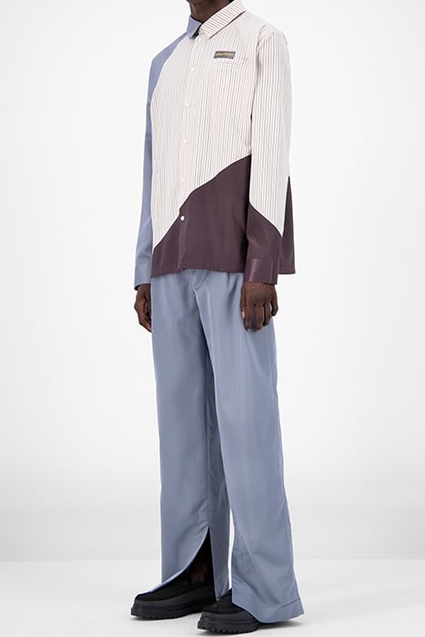 BEIGE STRIPED JADEE SHIRT 3