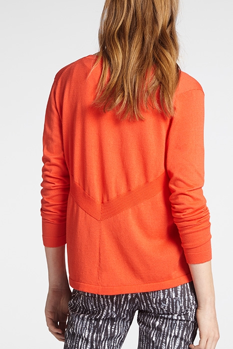 CARDIGAN LONG SLEEVES HOT CORAL 5
