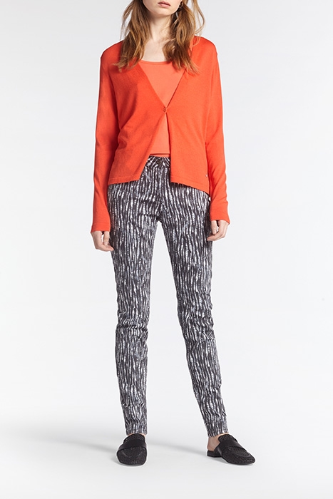 CARDIGAN LONG SLEEVES HOT CORAL 1